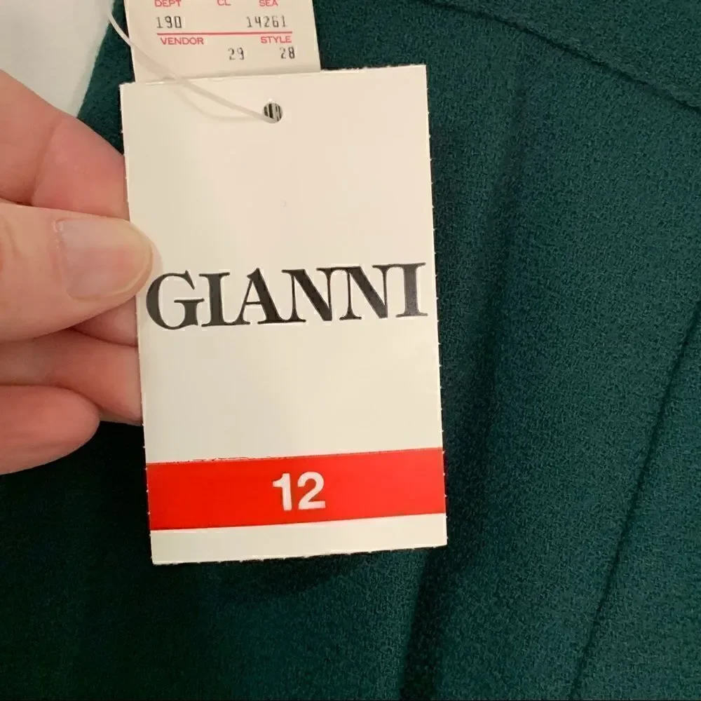 GIANNI Sport 3pc Evergreen Jacket Pant Skirt Suit